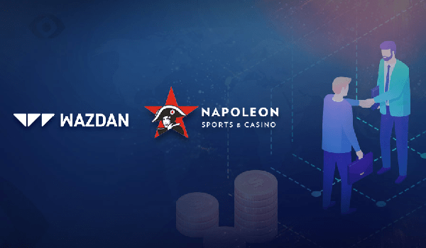 According to a new collaboration agreement, Wazdan's online slot machines will be available at Napoleon Sports & Casino in Belgium